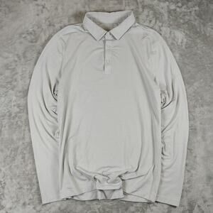Lululemon Evolution lightweight active preppy long sleeve polo shirt mens M